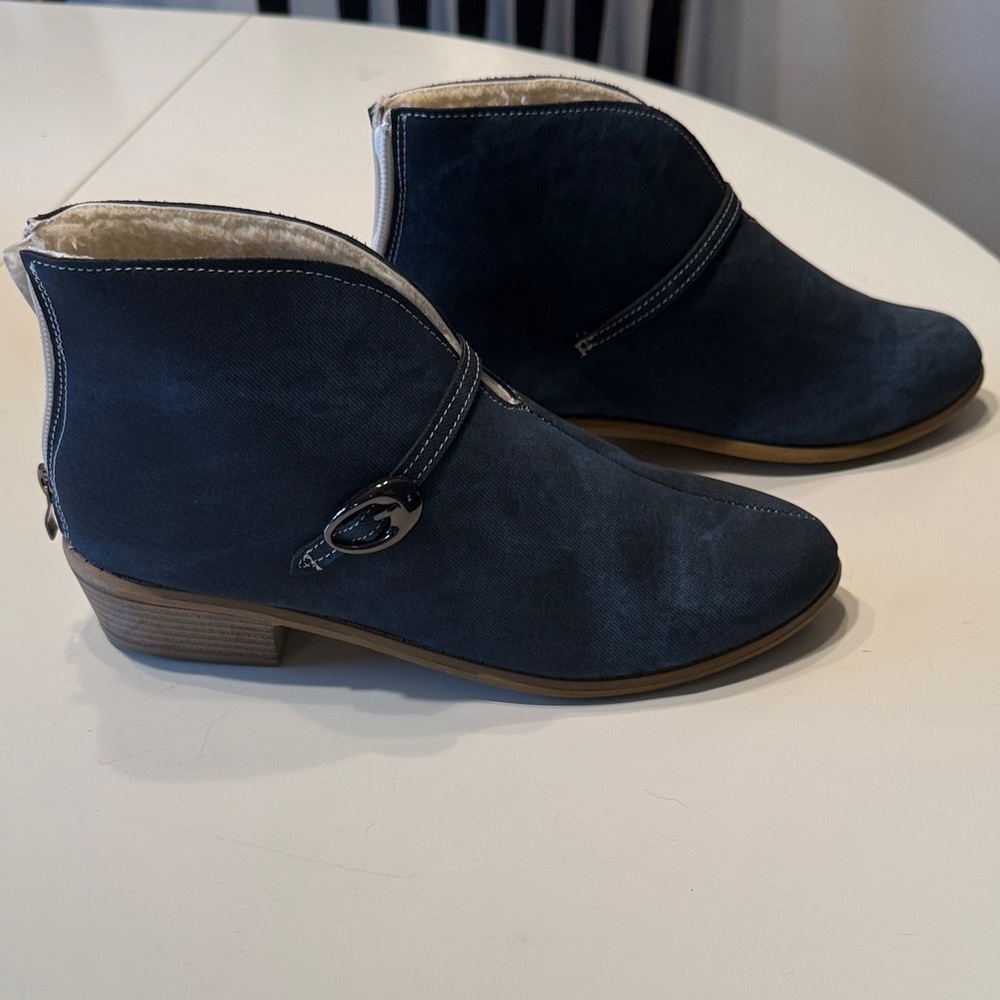 Women's Blue Ankle Boots